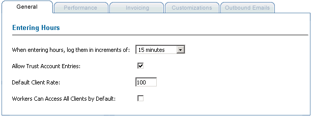 Trust Account Setting