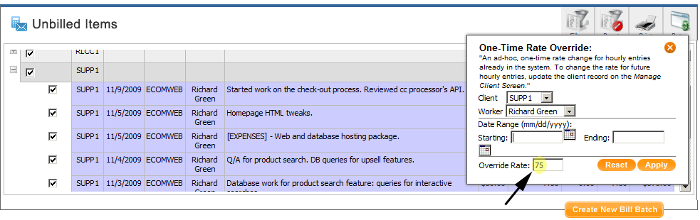 override process