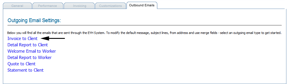 outgoing email