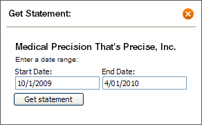 statment date range