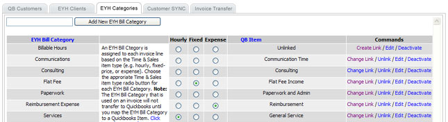 Quickbooks Activity Mapping