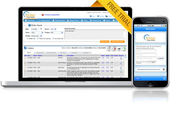 Hourly Billing and Tracking Software